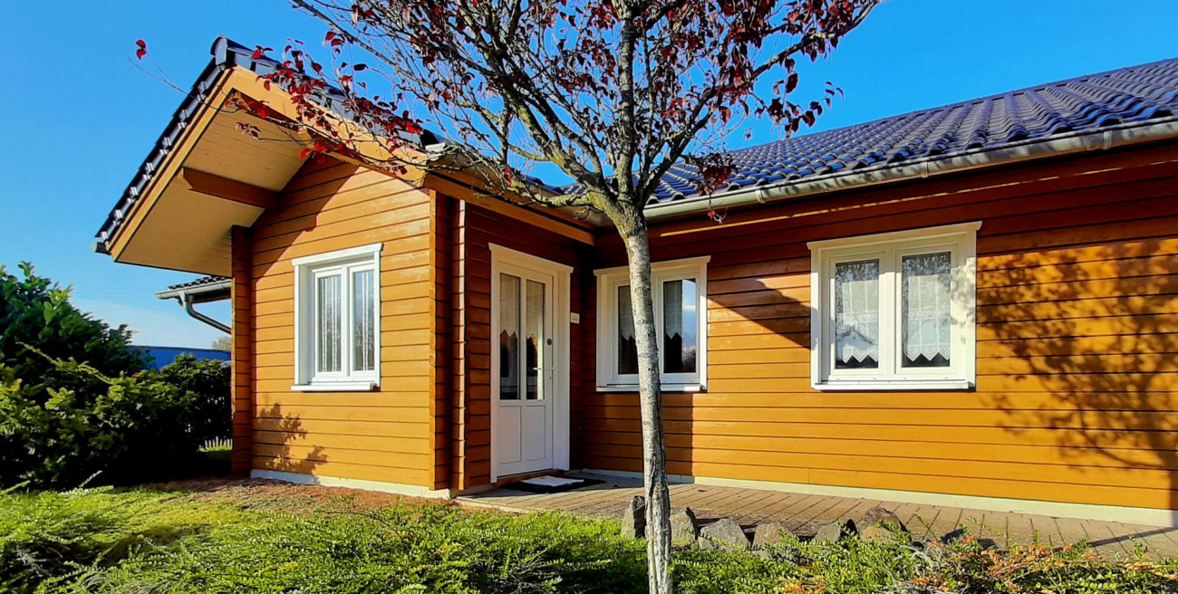 Blockhaus Bärenbüsch mit Klimaanlage und eigenem Grillkamin