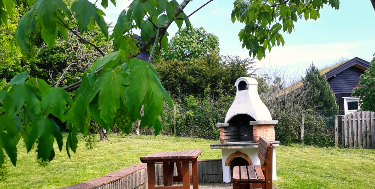 Blockhaus Bärenbüsch mit Klimaanlage und eigenem Grillkamin